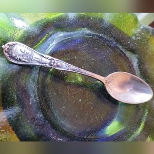 Zodiac Gorham Sterling Silver Demitasse Spoon Gemini May 4 1/8"